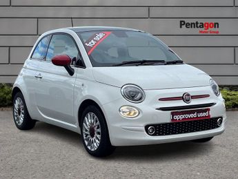 Fiat 500 1.0 Mhev Red Hatchback 3dr Petrol Manual Euro 6 (s/s) (70 Bhp)