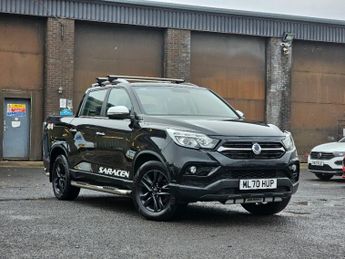 Ssangyong Musso 2.2d Saracen Pickup Double Cab 4dr Diesel Manual 4wd Euro 6 (181