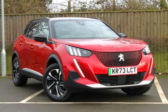 Peugeot 2008 50kwh Gt Suv 5dr Electric Auto (7kw Charger) (136 Ps)