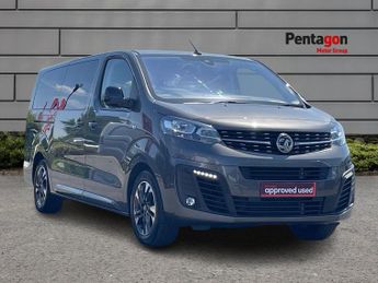 Vauxhall Vivaro 50kwh Ultimate MPV 5dr Electric Auto Lwb (8 Seat, 7.4kw Charger)