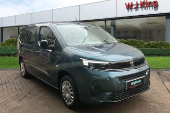 Vauxhall Combo 52kwh Design Xl MPV 5dr Electric Auto (7.4kw Charger) (136 Ps)
