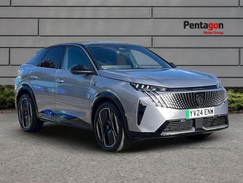 Peugeot E 3008 73kwh Gt Suv 5dr Electric Auto (210 Ps)