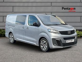 Fiat E Scudo 75kwh Business Crew Van Double Cab 6dr Electric Auto Lwb 7kw Cha