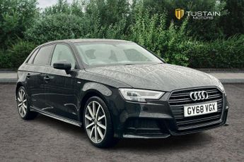 Audi A3 1.0 Tfsi 30 Black Edition Sportback 5dr Petrol Manual Euro 6 (s/