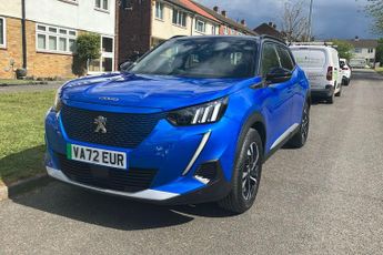 Peugeot E 2008 50kwh Gt Suv 5dr Electric Auto (7kw Charger) (136 Ps)