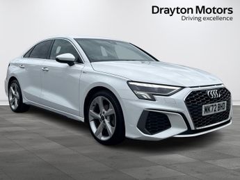Audi A3 Saloon 1.0 Tfsi 30 S Line Saloon 4dr Petrol S Tronic Euro 6 (s/s) (110 